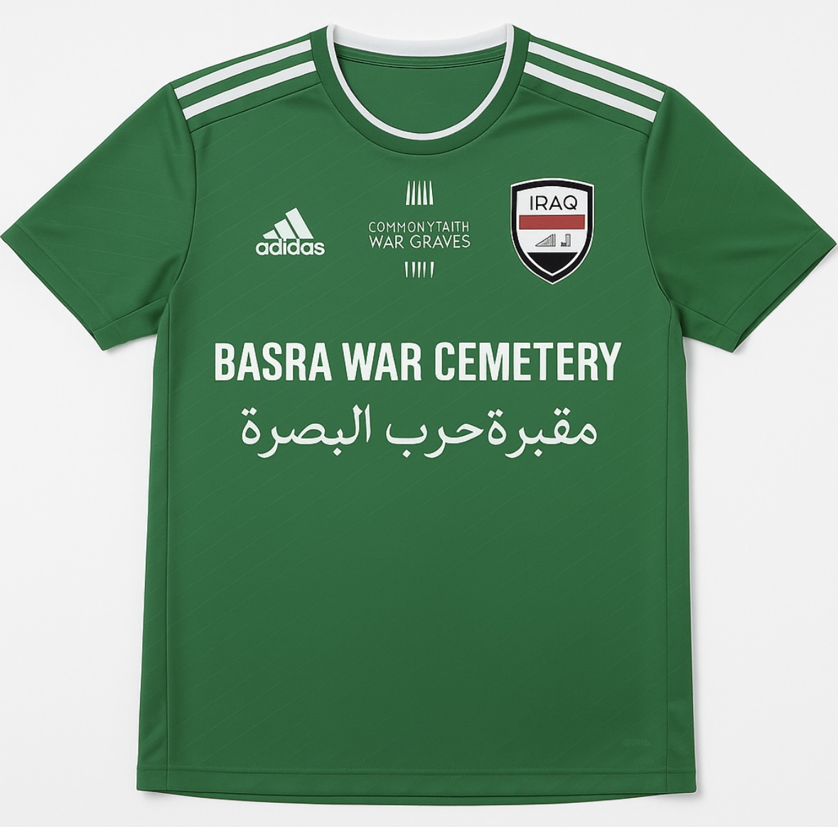 Basra War Cemetery community football jersey design
