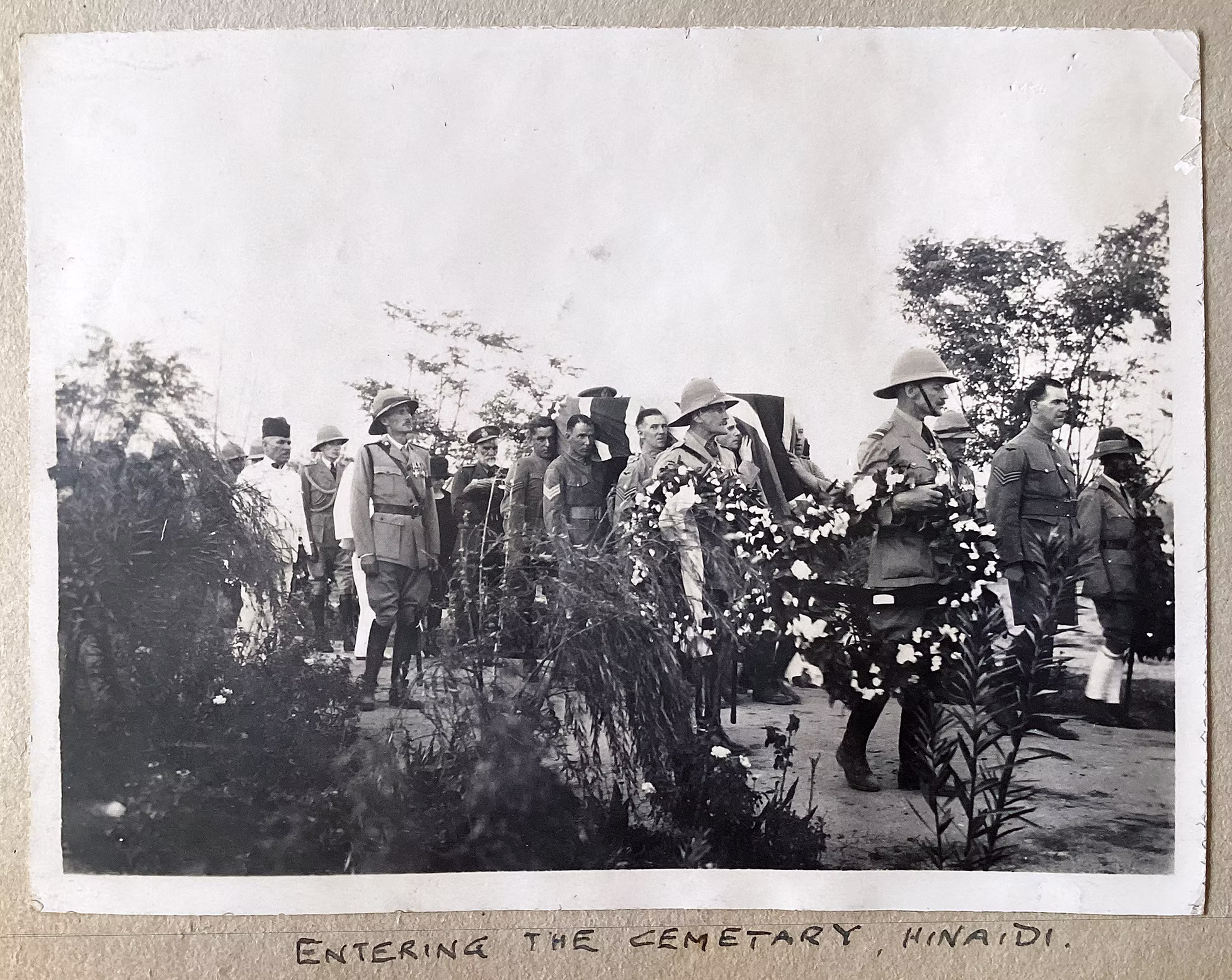 Funeral of Sir Gilbert Clayton - High Commissioner to Iraq in 1929 courtesy of Sian Sumners via Steve Buster Johnson website.