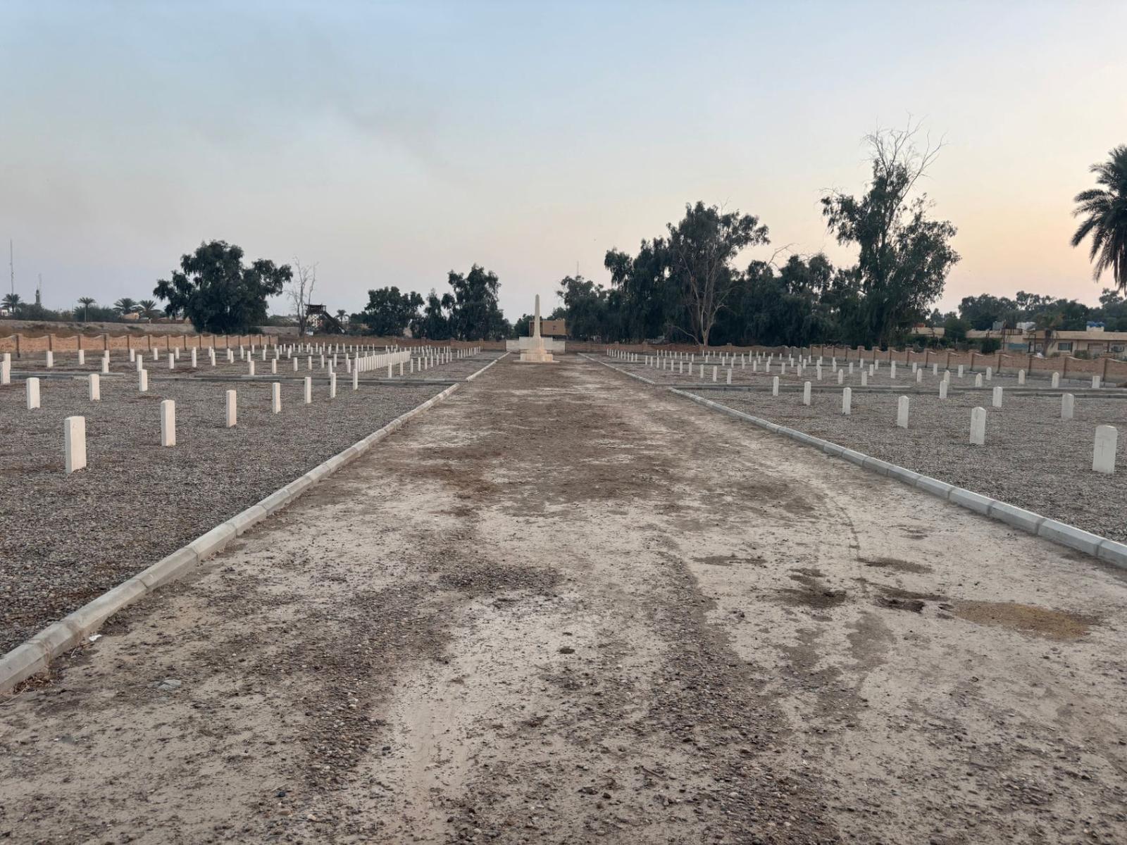 Habbaniya War Cemetery & Memorial - Commonwealth War Graves Commission cemetery in At the former RAF Habbaniya air base, approximately 85 km west of Baghdad, near Fallujah and Ramadi, Iraq