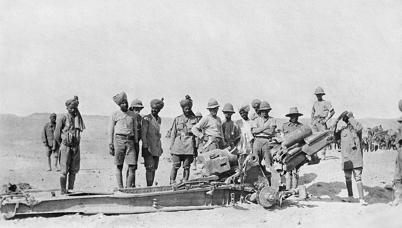 Indian soldiers during the Mesopotamian Campaign, 1916-1918